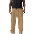 thumbnail image 1 of Plebaso Pantalon Cargo pour Homme, Pantalon de Randonnée Décontracté à Cordon, Léger, Uni, Pantalon de Travail d'Extérieur pour Homme, 1 of 4