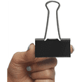 thumbnail image 4 of IEMIEBSHA Extra Large Binder Clips 2 Inch Jumbo Binder Clips 24 Pack Big Metal Paper Clamps Black (2 Inch), 4 of 7
