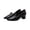 Black, variant on LOVZFMLL Women's Pumps Classic Low Chunky Block Heels Pointed Toe Patent Dress Shoes for Casual Business Office Platform Loafers Black 7