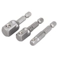 thumbnail image 1 of Adaptateur de Prise, Prise de Perceuse Hexagonale, Adaptateur de Prise de Perceuse Hexagonale 3 Pcs, Adaptateur de Prise de Perceuse Hexagonale à 1/4 Pouces 3/8 Pouces 1/2 Pouces, 1 of 8