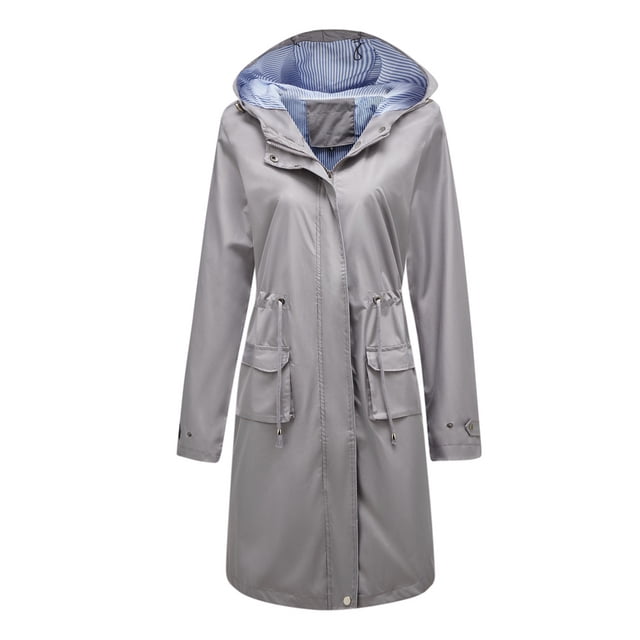 Dvkptbk Veste à Capuche pour Femmes, Imperméable, Coupe-Vent, en Liquidation