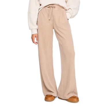 Pantalon à jambe large en tricot gaufré Wild Skye pour femmes
