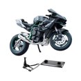 thumbnail image 3 of TISHITA Modèle de Moto à l'Échelle 1:10 Jouet de Moto, Robuste, Ornement, Simulation de Collection Gris avec Support, 3 of 8