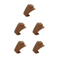 thumbnail image 1 of Transemion Linen Made Necklace Holder For Displaying And Protecting Jewelry Prevent Scratching Jewelry Brown S 5Set, 1 of 1