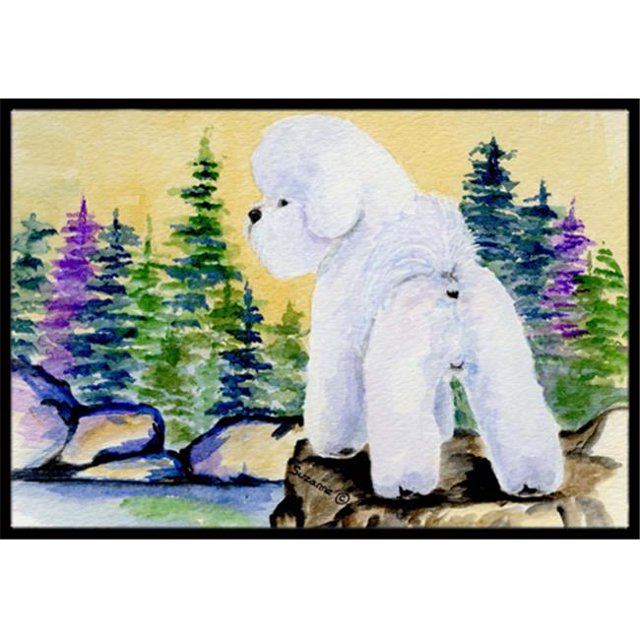 Carolines Treasures SS8010MAT Tapis Intérieur Extérieur 18 x 27 Po. Bichon Frise