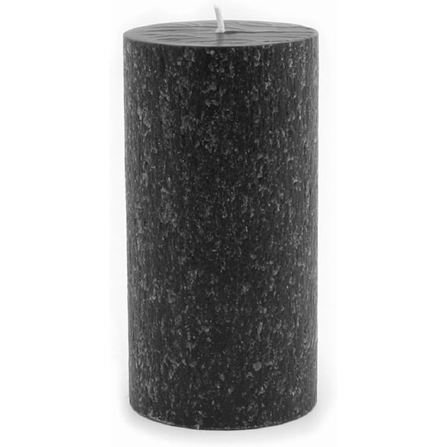 Root Candles 33640 Unscented Timberline Pillar Candle, 3 x 6-Inches, Black