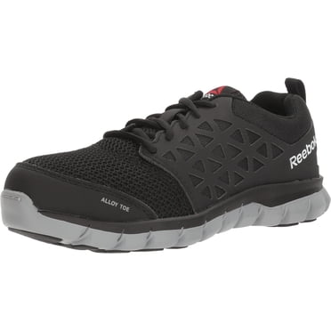Reebok Work Sublite Cushion Work RB041 Industrial and Construction Shoe, Black, 8.5 W US