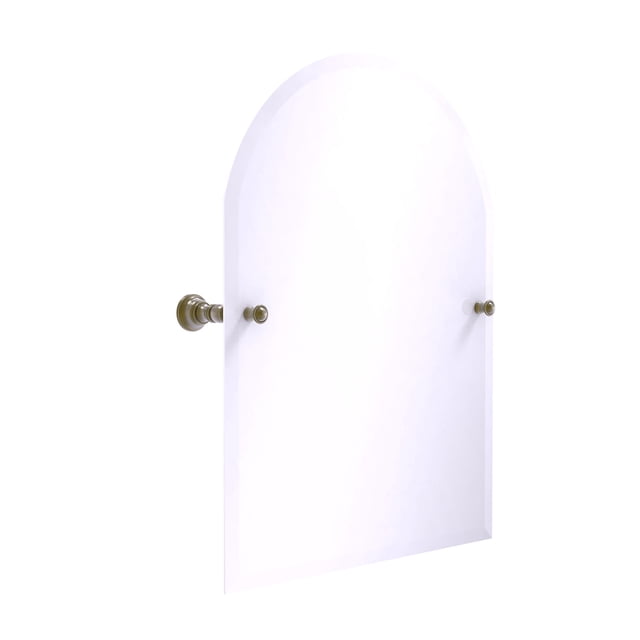 Carolina Collection Frameless Arched Top Tilt Mirror with Beveled Edge