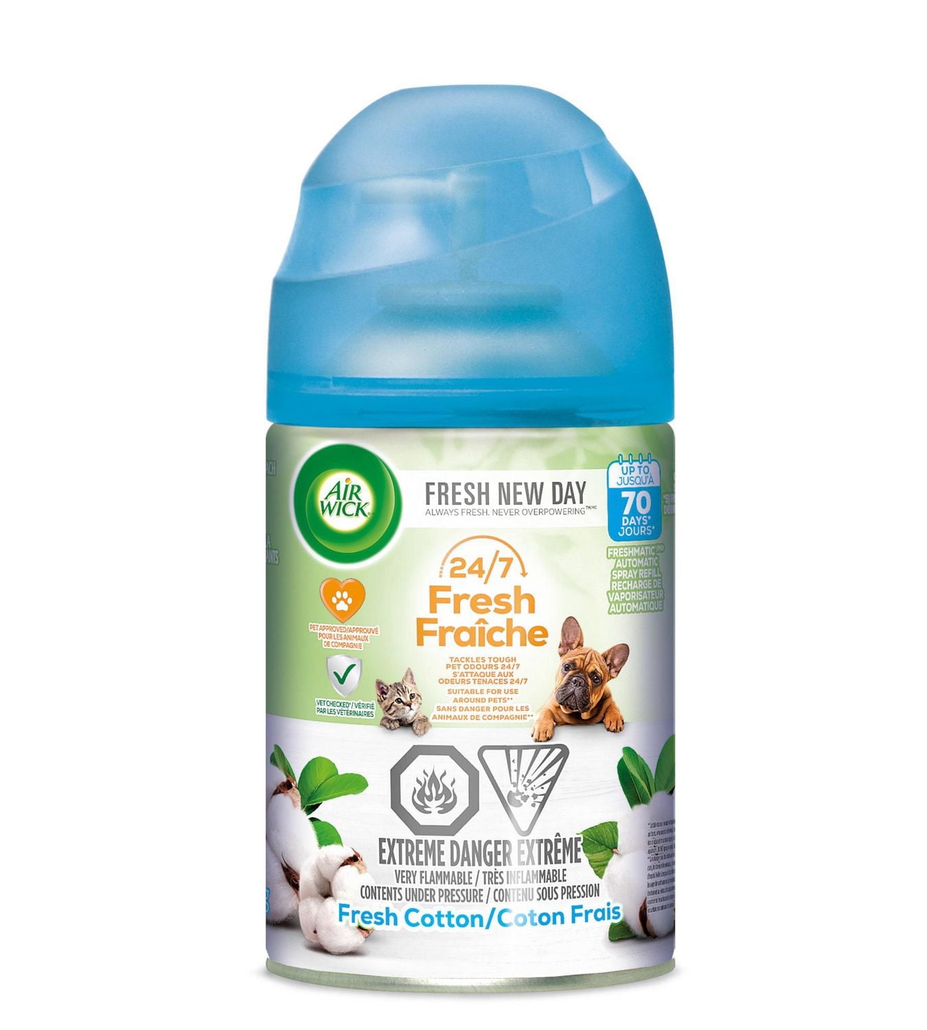 Air Wick Freshmatic 0+1 Fresh New Day, Fresh Cotton 175 g