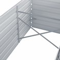 thumbnail image 3 of vidaXL Garden Raised Bed Galvanised Steel 320x80x77 cm Grey, 3 of 5