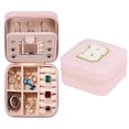 thumbnail image 1 of TopLLC 26 Letters Earring Jewelry Display Storage Box Case Organizer Flannel Tray Holder Gift on Clearance, 1 of 3