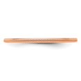 thumbnail image 3 of Diamond2Deal 14k Rose Gold 1.2mm Milgrain Women's Stackable Band Size 4, 3 of 3