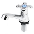 thumbnail image 1 of TOPINCN Single Cold Water Tap, Cold Faucet, ABS Plastic Single Cold Faucet Water Tap Bathroom Basin Kitchen Sink Accessories, 1 of 7