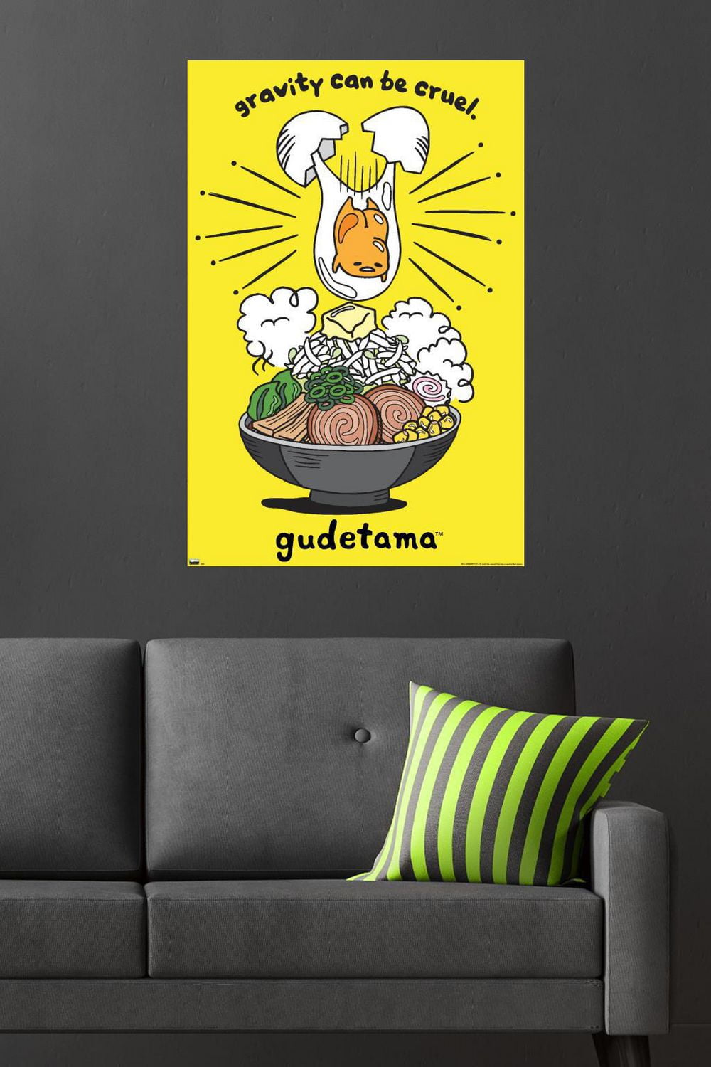 Gudetama - Gravity Wall Poster, 22.375" x 34"