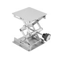thumbnail image 4 of Stainless Steel Laboratory Lifting Platform Stand Scissor Rack 100x100mm, Adjustable Height for Physics, Chemistry and Biology Experiment, 4 of 7