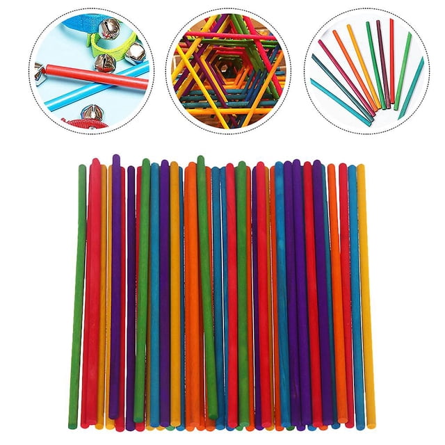 50pcs Colorful Rhythm Sticks Wooden Music Rhythm Sticks Replacement Rhythm Sticks-SHUNJING