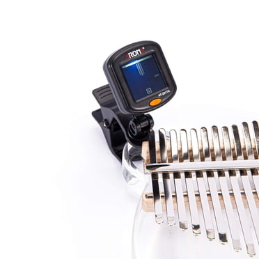 Kalimba Tuner – Clip-On Digital for Thumb Piano – Rotatable, Portable & Accurate – Beginners, Teens, Guitar, Bass & Ukulele – Black