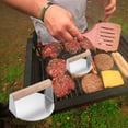thumbnail image 3 of Stainless Steel Meatloaf Meat Press Round Block Burger Press Kitchen Tool Meat Press Pad, 3 of 6