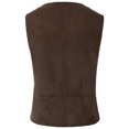 thumbnail image 3 of LSLJS Gilet Médiéval Vintage pour Homme Sans Manches à Lacets Style Renaissance Gothique,, 3 of 3