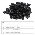 thumbnail image 4 of 100PCS Soft Pet Cat Nail Caps Cover Safe Anti Scratch Dog Paw Claw Protector CoversBlack XS, 4 of 11