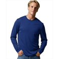 thumbnail image 1 of Hanes 482L Cool Dri Performance Mens Long-Sleeve T-Shirt, Deep Royal Blue - Size Large, 1 of 1