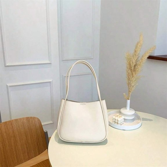 Sacs à Bandoulière en Cuir PU pour Femmes Été Sacs à Main Couleur Unie Décontractés Petits Sacs à Main Sac à Bandoulière pour Dames