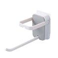 thumbnail image 1 of Hanger Wall Mounted Self Adhesive Storage Hook Foldable Plastic Clothes Rack Organizer  Gray, 1 of 9