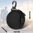 thumbnail image 3 of VONKY Tactical Wallet Pocket Compact And Wear-resistant Bag For Batteries And Medication Bag For Hunting Black, 3 of 6