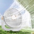 thumbnail image 3 of Portable Fan Rechargeable High Power Cool Small Fan, Desktop Silent for Office Student Dormitory, USB Charging Adjustable Speed, Compact Lightweight for Indoor Outdoor Use, 3 of 3