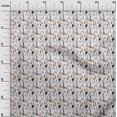 thumbnail image 3 of oneOone Georgette Viscose White Fabric Tropical Craft Projects Decor Fabric Printed By The Yard 42 Inch Wide, 3 of 4