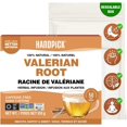 thumbnail image 1 of HANDPICK Sachets de Thé à la Racine de Valériane (Valériana) 50 Unités / non-OGM, Sans Caféine, Ingrédients Réels / Sachets de Tisane Terreux/boisés / Sachets de Thé Ronds Écoresponsables, 1 of 7