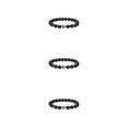 thumbnail image 4 of Redempat Fashionable And Comfortable To Wear Unisex Beaded Bracelets For Everyday Chic Frosted 3Set, 4 of 6