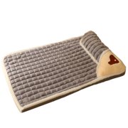 DOLITY Dog Bed with Pillow Mat Washable Pet Bed for Small Medium Dogs Thickened Gray M
