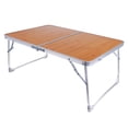 thumbnail image 1 of Table Pliante Portable en Aluminium Robuste pour Pique-Nique, BBQ, Jardin - Jaune, 1 of 8