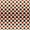 thumbnail image 1 of Ahgly Company Machine Washable Indoor Square Transitional Deep Peach Orange Area Rugs, 8' Square, 1 of 7
