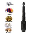 thumbnail image 2 of Screwdriver Handheld Electric Drill Screwdriver Screw Driver Handheld Hexagon Handle Self-locking Extension Rod Screw Driver, Black, 2 of 7