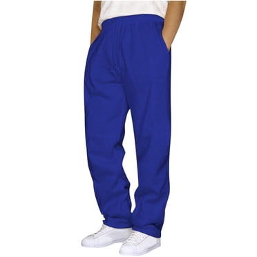 RXIRUCGD Mens Fashion Joggers Sports Pants - Cotton Pants Sweatpants Trousers Mens Long Pants, Dark Blue, Size: 3XL