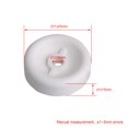 thumbnail image 3 of BQLZR WD35X21038 Roue de Lave-Vaisselle et Tige Kit Authentique Plastique Blanc Lot de 8, 3 of 5