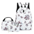 thumbnail image 2 of Vaidha Leisure Backpack Three Piece Set Large Capacity Student Backpack Backpack Floral Backpack Girl Backpack Suitable For School Travel And Going Out, 2 of 4