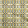 thumbnail image 1 of oneOone Tissu en Coton Jaune Cambrique Tissu Géométrique pour Robe Tissu Imprimé au Mètre 56 Pouces de Large, 1 of 5