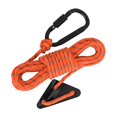 thumbnail image 3 of koolsoo Reflective Tent guyline 5mm Tent Rope for Hiking Outdoor Packaging Tent Tarp Orange, 3 of 9