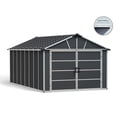 thumbnail image 1 of CANOPIA by PALRAM Yukon 11 ft. x 17 ft. Dark Grey Storage Shed / Garage, 1 of 8