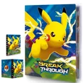 thumbnail image 1 of Trading Card Holder Card Album Binder, Protection Folder Book Collectible Card Album, 4-Pocket with 30-Pages 240-Trading Cards Capacity, Present for Children-AAC4, 1 of 5