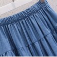 thumbnail image 3 of Jupe Décontractée à Taille Élastique pour Filles - Polyester, Âges 5-12 Ans, à Paire avec Espadrilles, 3 of 5