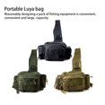 thumbnail image 3 of VONKY Sacs d'Articles de Pêche Multifonctions Épaule Simple Bandoulière Portable Équipement Utilitaire Sac de Rangement Extérieur Sac à Main Noir, 3 of 6