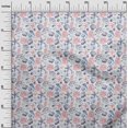 thumbnail image 3 of oneOone Cotton Cambric Off White Fabric Sea Shells Pattern Sewing Material Print Fabric By The Yard 42 Inch Wide, 3 of 4