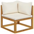 thumbnail image 2 of vidaXL 5 Piece Garden Lounge Set with Cushions Solid Acacia Wood, 2 of 5