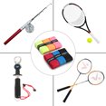 thumbnail image 2 of 6Pcs Tennis Racket Poignées Anti-skid Badminton Raquette Poignées Vibration Overgrip Bande de Sueur, 2 of 8