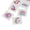 thumbnail image 5 of Way to Celebrate! Unicorn Tattoo Stickers, 5 of 5