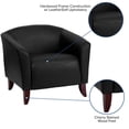 thumbnail image 2 of HERCULES Imperial Series Black Leather Chair, 2 of 9
